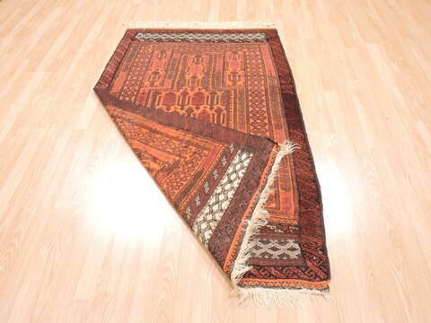 Kilim Brown Flat Woven 36 X 57  Area Rug 100-110839 Image 6