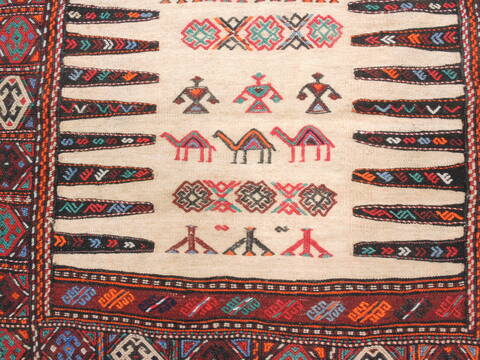 Kilim Red Flat Woven 27 X 59  Area Rug 100-110843 Image 5