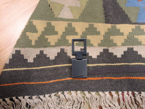 Kilim Green Runner Flat Woven 34 X 68  Area Rug 100-110844 Image 3
