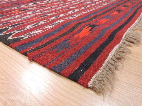 Kilim Red Flat Woven 311 X 62  Area Rug 100-110870 Image 4