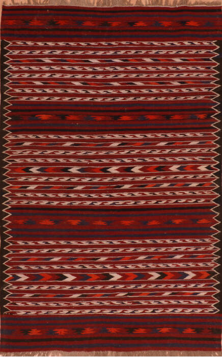 Kilim Red Flat Woven 311 X 62  Area Rug 100-110870 Image 0