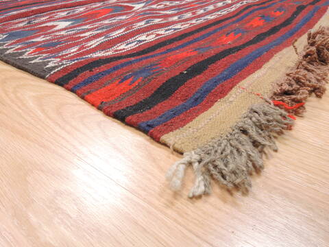 Kilim Red Flat Woven 39 X 63  Area Rug 100-110872 Image 4