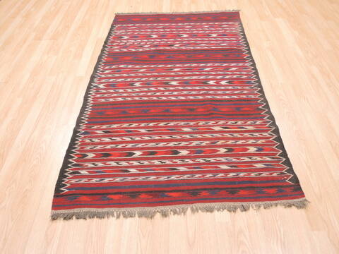 Kilim Red Flat Woven 38 X 61  Area Rug 100-110877 Image 7