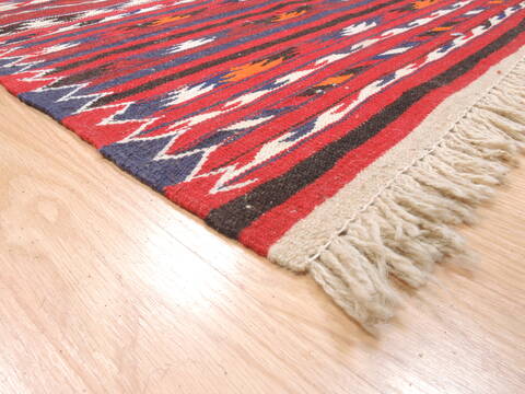 Kilim Red Flat Woven 311 X 63  Area Rug 100-110879 Image 4