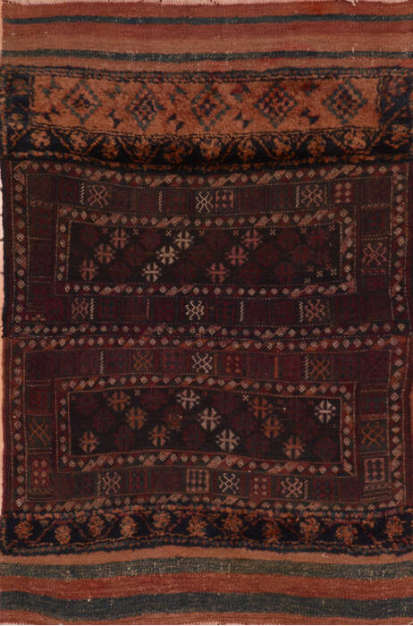 Kilim Red Flat Woven 39 X 68  Area Rug 100-110887 Image 0