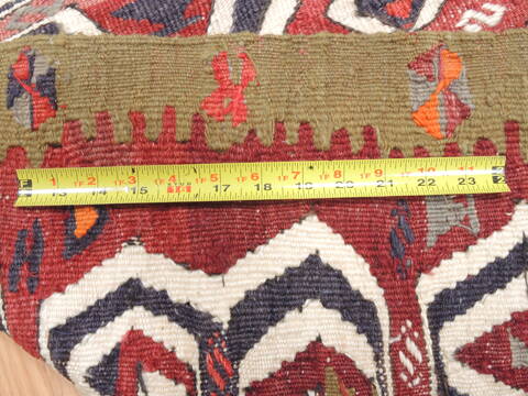 Kilim Green Flat Woven 33 X 52  Area Rug 100-110890 Image 6
