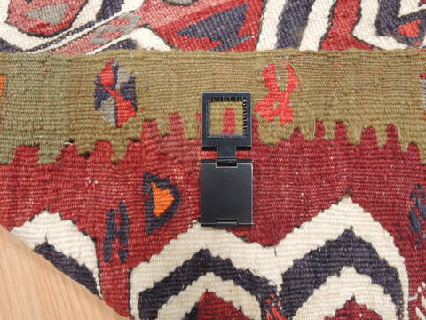 Kilim Green Flat Woven 33 X 52  Area Rug 100-110890 Image 7