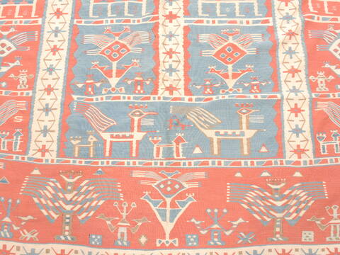 Kilim Beige Flat Woven 63 X 93  Area Rug 100-110903 Image 5