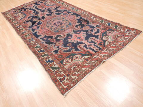 Khan Mohammadi Blue Runner Hand Knotted 48 X 911  Area Rug 100-110904 Image 2