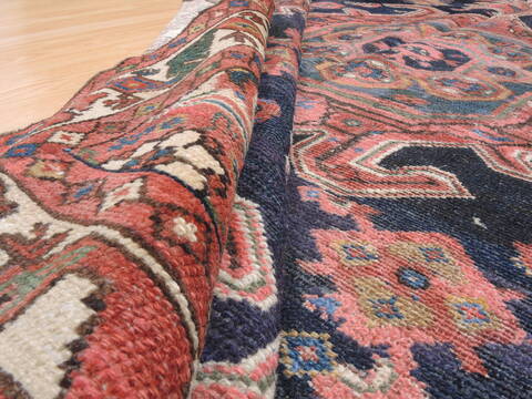 Khan Mohammadi Blue Runner Hand Knotted 48 X 911  Area Rug 100-110904 Image 4