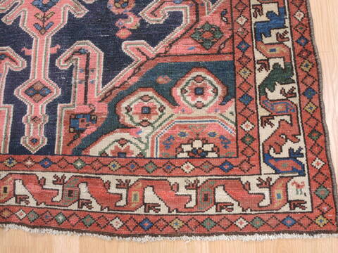 Khan Mohammadi Blue Runner Hand Knotted 48 X 911  Area Rug 100-110904 Image 6