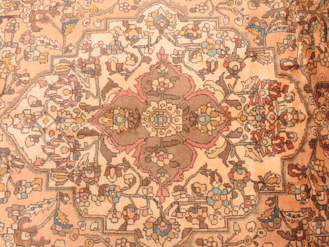Bakhtiar Beige Hand Knotted 68 X 104  Area Rug 100-110929 Image 3