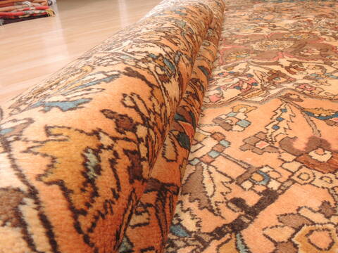 Bakhtiar Beige Hand Knotted 68 X 104  Area Rug 100-110929 Image 7