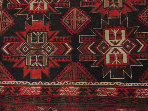 Khan Mohammadi Black Hand Knotted 610 X 99  Area Rug 100-110933 Image 6