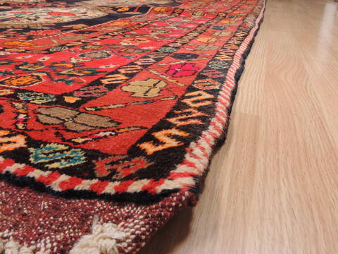 Khan Mohammadi Black Hand Knotted 73 X 100  Area Rug 100-110937 Image 10