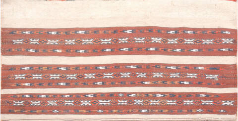 Turkman Red Hand Knotted 14 X 26  Area Rug 100-110950 Image 0