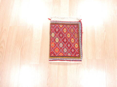 Turkman Red Square Hand Knotted 10 X 10  Area Rug 100-110953 Image 1