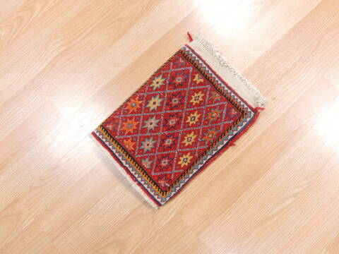 Turkman Red Square Hand Knotted 10 X 10  Area Rug 100-110953 Image 2