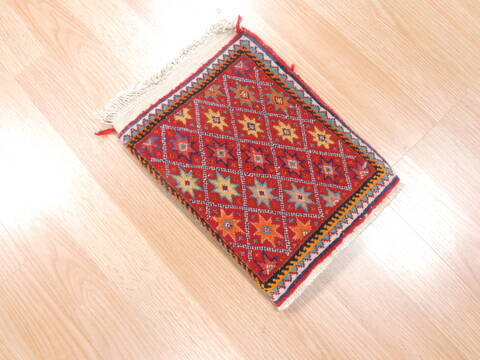 Turkman Red Square Hand Knotted 10 X 10  Area Rug 100-110953 Image 3