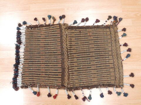 Baluch Beige Hand Woven 110 X 210  Area Rug 100-110965 Image 3