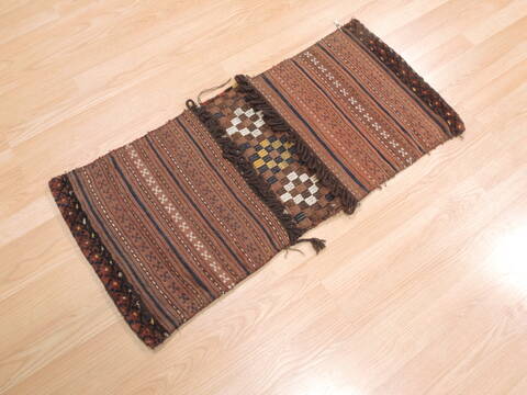 Baluch Brown Hand Woven 19 X 44  Area Rug 100-110967 Image 2