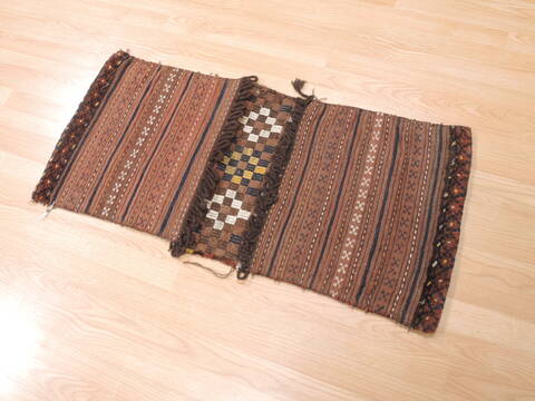 Baluch Brown Hand Woven 19 X 44  Area Rug 100-110967 Image 3