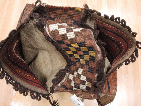 Baluch Brown Hand Woven 19 X 44  Area Rug 100-110967 Image 5