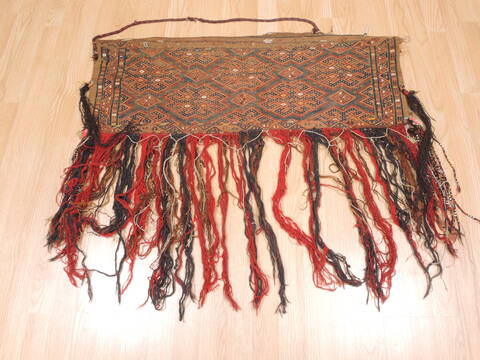 Baluch Blue Runner Hand Woven 14 X 33  Area Rug 100-110971 Image 3