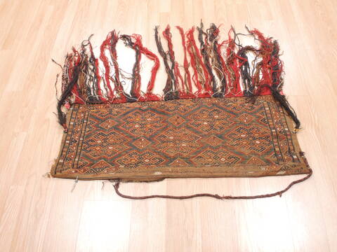 Baluch Blue Runner Hand Woven 14 X 33  Area Rug 100-110971 Image 5