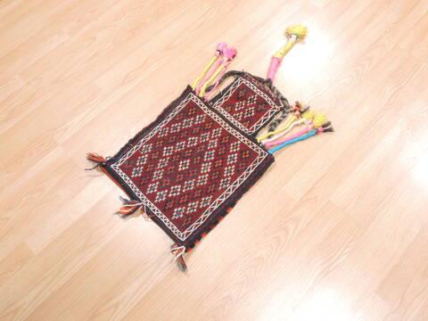 Baluch Red Hand Woven 13 X 110  Area Rug 100-110975 Image 2