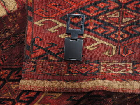 Baluch Red Square Hand Knotted 18 X 24  Area Rug 253-110976 Image 4