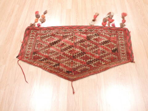 Baluch Red Hand Knotted 20 X 37  Area Rug 100-110977 Image 2