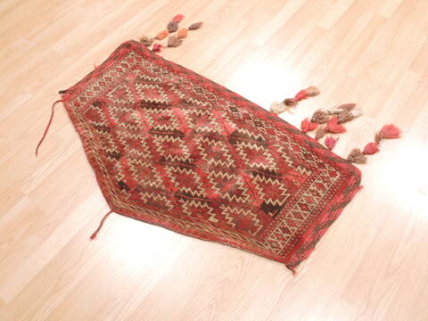 Baluch Red Hand Knotted 20 X 37  Area Rug 100-110977 Image 3