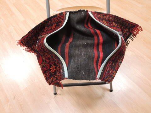 Baluch Red Hand Knotted 14 X 28  Area Rug 100-110985 Image 5