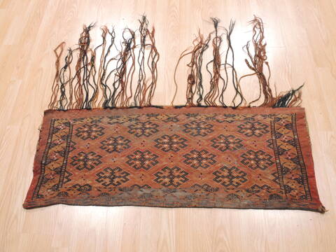 Turkman Red Runner Hand Knotted 15 X 38  Area Rug 100-110988 Image 1