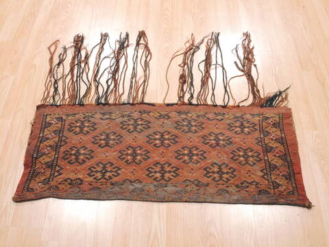 Turkman Red Runner Hand Knotted 15 X 38  Area Rug 100-110988 Image 2