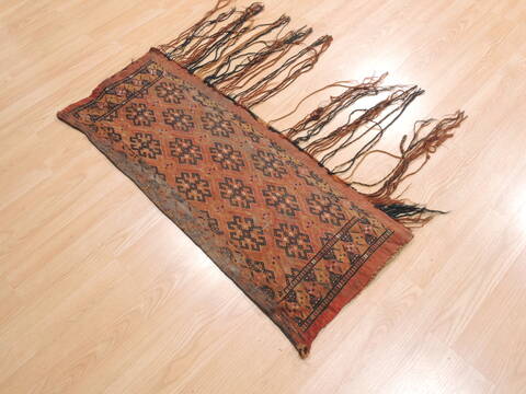 Turkman Red Runner Hand Knotted 15 X 38  Area Rug 100-110988 Image 3