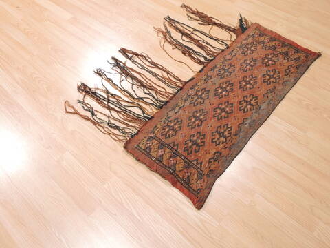 Turkman Red Runner Hand Knotted 15 X 38  Area Rug 100-110988 Image 4