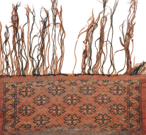 Turkman Red Runner Hand Knotted 15 X 38  Area Rug 100-110988 Image 0