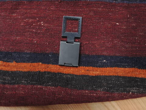 Turkman Red Hand Knotted 17 X 31  Area Rug 100-110990 Image 7