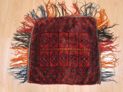 Turkman Red Hand Knotted 18 X 210  Area Rug 100-110991 Image 1