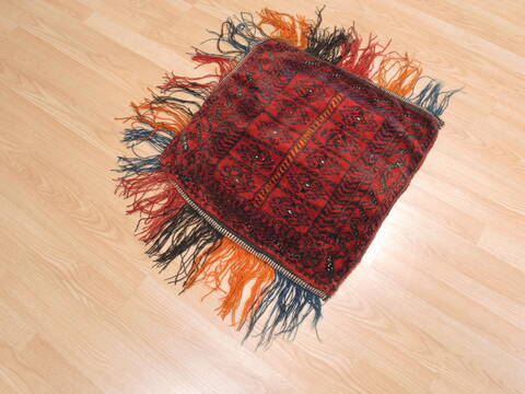 Turkman Red Hand Knotted 18 X 210  Area Rug 100-110991 Image 3