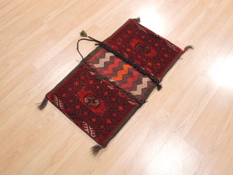 Turkman Red Hand Knotted 14 X 21  Area Rug 100-110992 Image 1