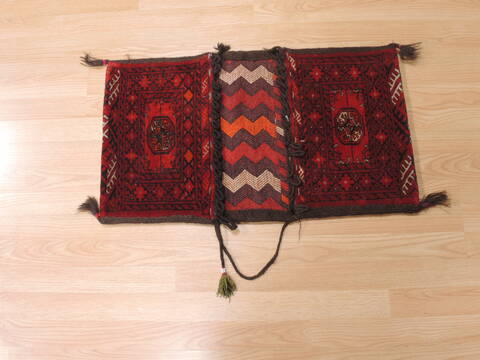 Turkman Red Hand Knotted 14 X 21  Area Rug 100-110992 Image 2
