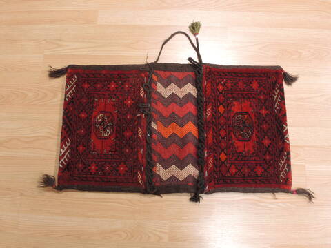 Turkman Red Hand Knotted 14 X 21  Area Rug 100-110992 Image 3