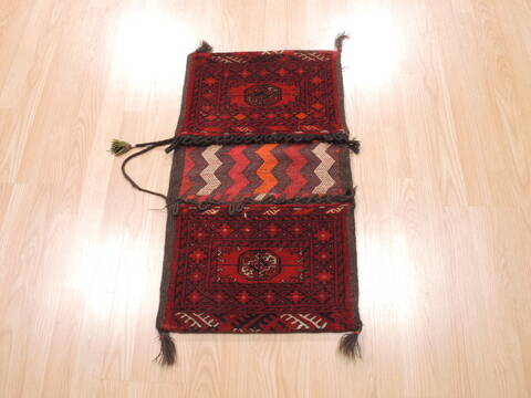 Turkman Red Hand Knotted 14 X 21  Area Rug 100-110992 Image 8