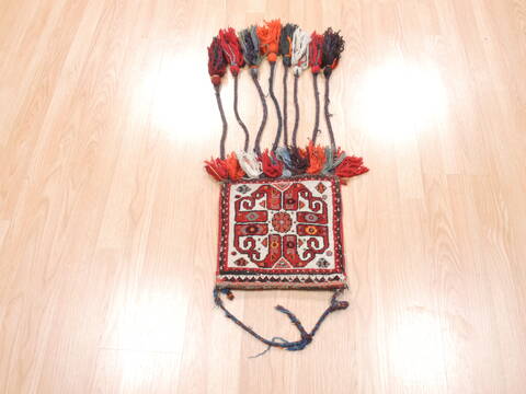 Turkman Red Square Hand Knotted 20 X 23  Area Rug 100-110996 Image 1