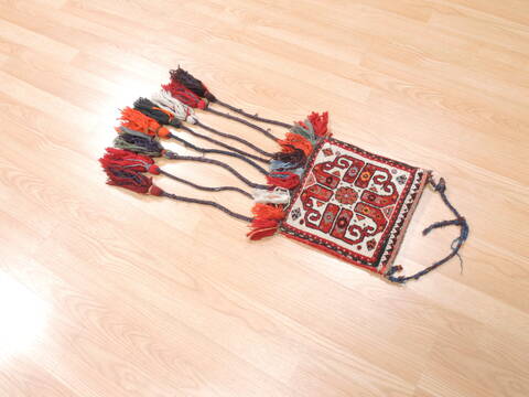 Turkman Red Square Hand Knotted 20 X 23  Area Rug 100-110996 Image 3