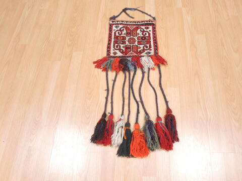 Turkman Red Square Hand Knotted 20 X 23  Area Rug 100-110996 Image 5