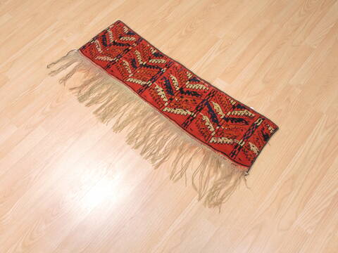 Turkman Red Hand Knotted 10 X 32  Area Rug 100-110997 Image 3